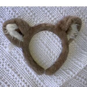 Great Wolf Lodge Headband Wolf Ears Plush Costume‎ Brown Kids